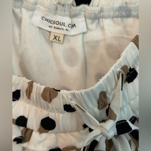 Chic Soul Dotted Mini Skirt XL - Picture 3 of 3